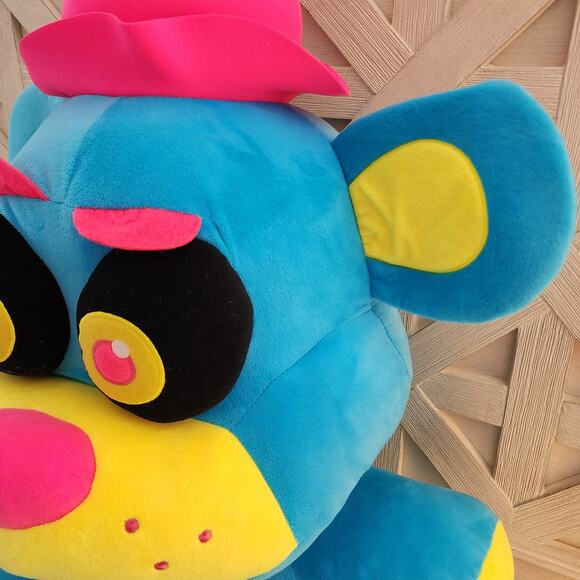 Five Nights At Freddy's Blacklight Freddy Fazbear Jumbo Plush 26" FNAF 2018 - Picture 4 of 14